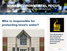 Tablet Screenshot of iowaenvironmentalfocus.org